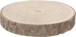 Merkloos Houten decoratie boomschors boomschijven D16/22 cm
