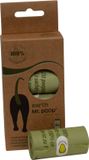 Mr. Poop - Poepzakjes & -houders - Mr.poop Earth Navulling 4 Rollen Groen