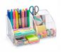 OSCO Doorzichtige bureau-organizer van acryl, 130 mm x 250 mm x 120 mm