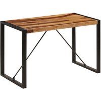 vidaXL Table de Salle à Manger 120x60x76 cm Bois de Sesham Massif