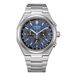 Citizen CA4610-85L Horloge - Heren - Titanium - Zilverkleurig - Blauwe Wijzerplaat - Ø 43 mm
