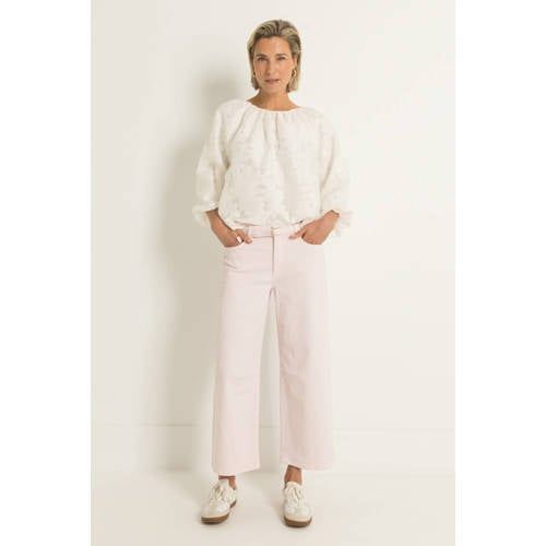 Claudia Sträter CLAUDIA BY CLAUDIA STRÄTER high waist wide leg jeans lila