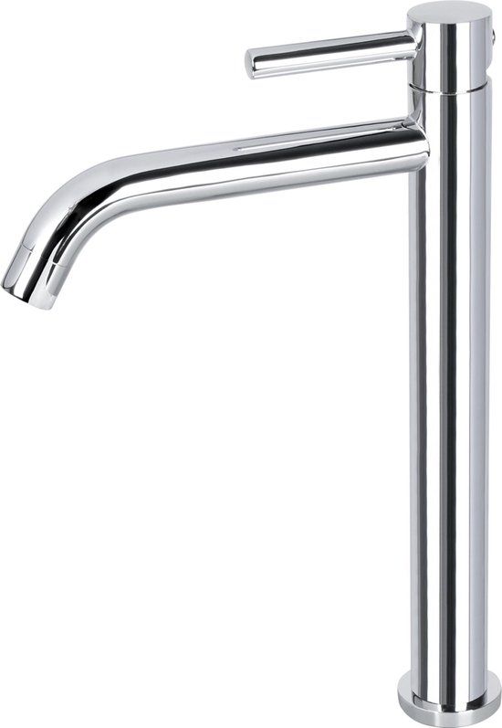 Differnz Wastafelkraan Hoog - Gebogen - Chroom