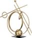 Rawa Geschenken Abstracte Sculptuur JOY of Musik - Metaal - Goud - 13x48x46 cm