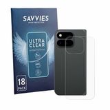 Savvies Screenprotector voor Google Pixel 11 Pro Fold (Achterkant) - Folie Beschermfolie transparant 18 Stuks