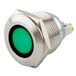 SeKi 19 mm LED controlelampje groen 6-24V V2A roestvrij staal