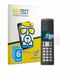 BROTECT Screenprotector 6 Stuks voor Panasonic KX-TGK220 Beschermglas Transparant