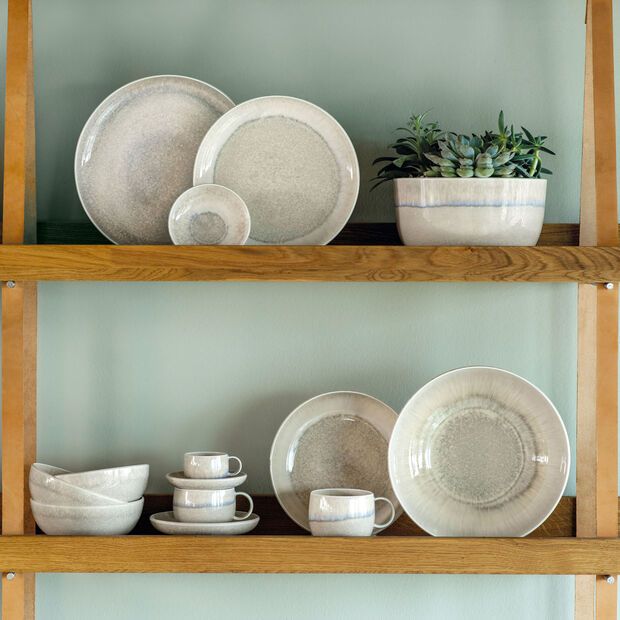 Villeroy & Boch LIKE BY VILLEROY & BOCH Perlemor Sand Serveerschaal - 22cm - Beige - Porselein
