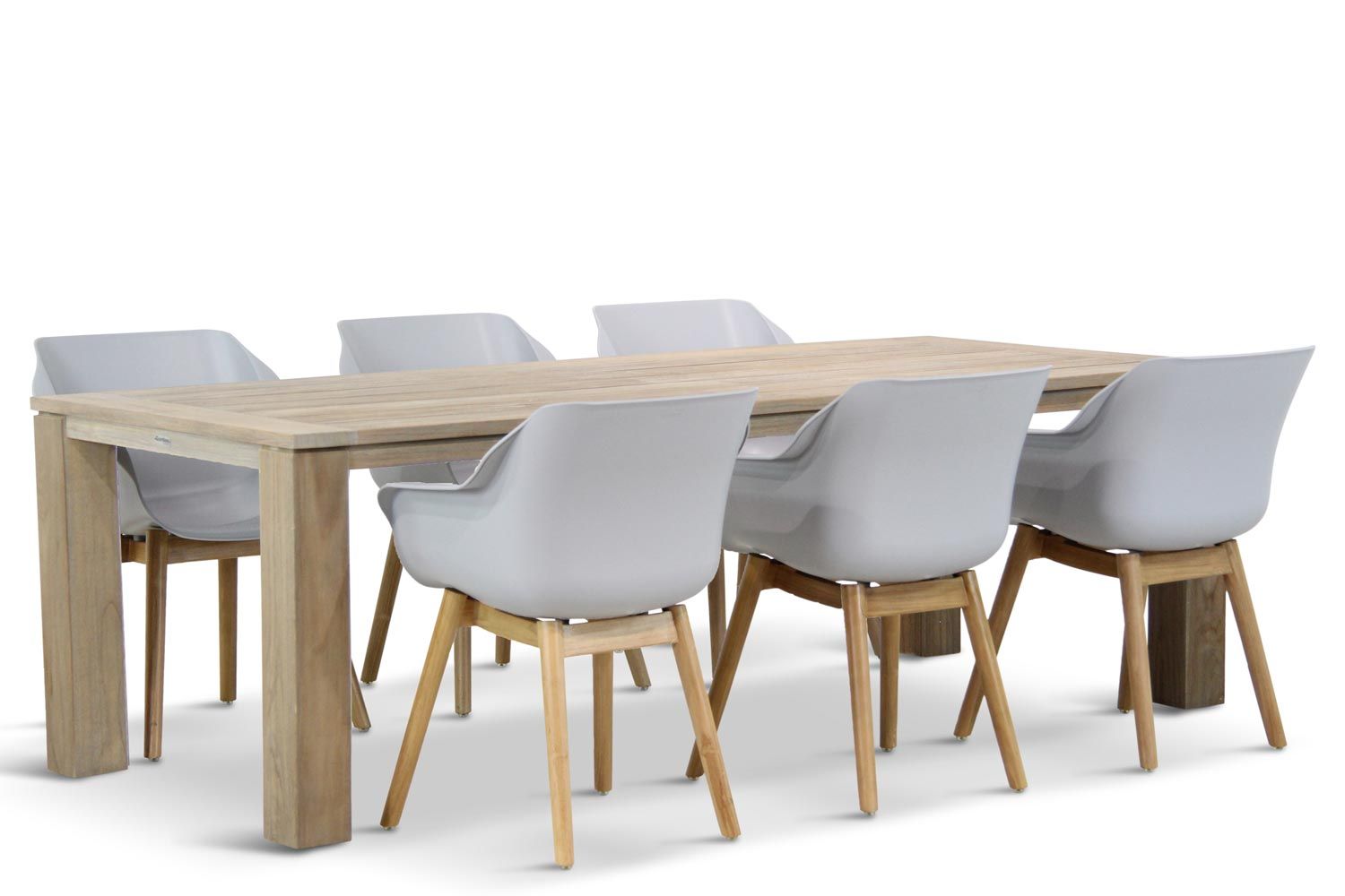 Hartman Sophie teak/Brighton 7-delige dining tuinset 240 cm - 7435147514579