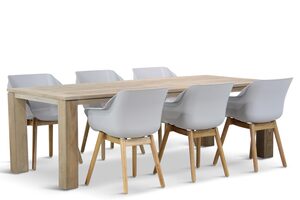 Hartman Sophie teak/Brighton 7-delige dining tuinset 240 cm - 7435147514579