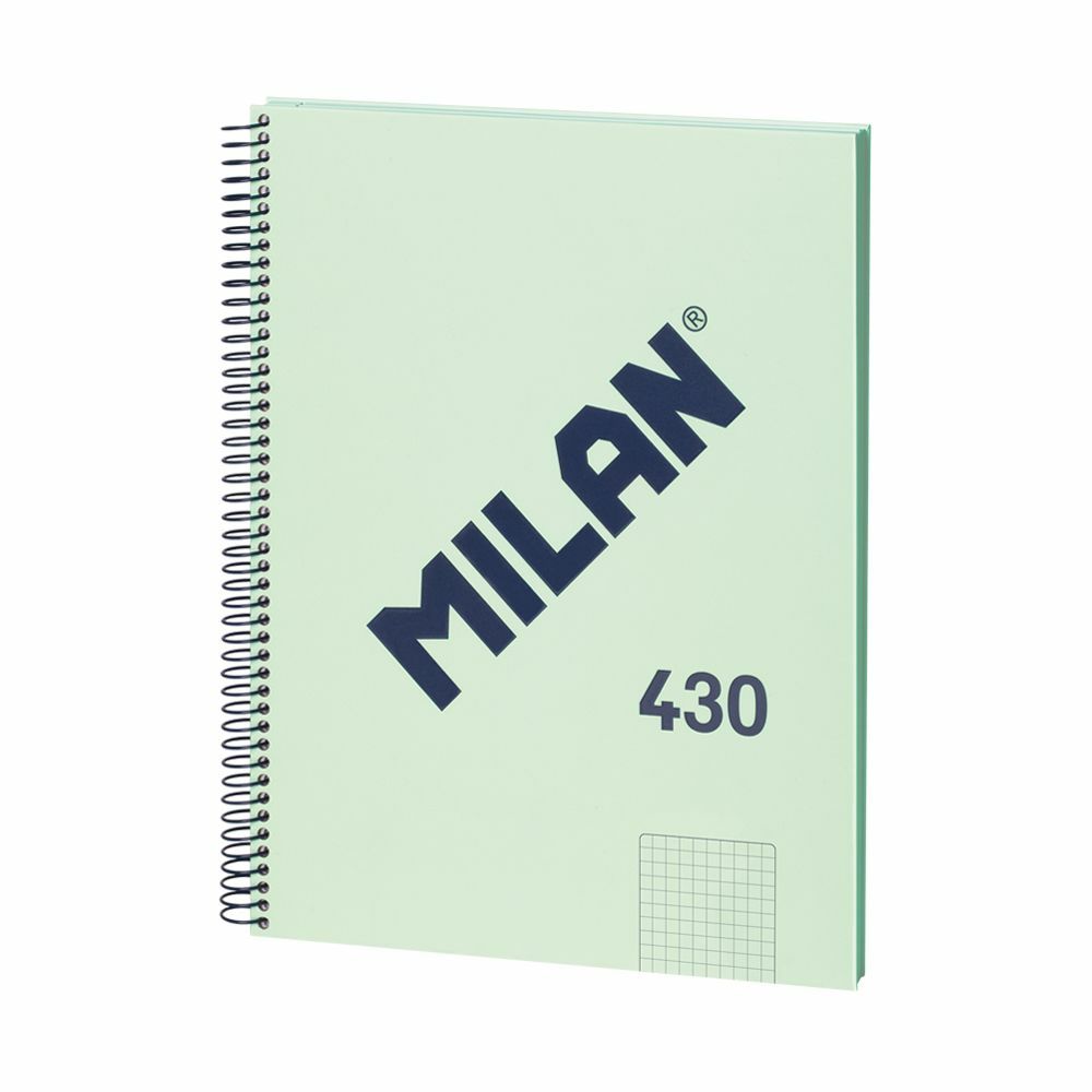 Milan A4 Hardcover Notebook - 80 Sheets - Green