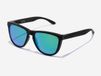 Hawkers Gepolariseerde zonnebrillen One Raw Carbon Fiber Zwart Smaragdgroen