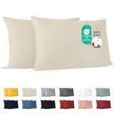Dreamzie Kussensloop, katoen, 30 x 50 cm, beige, 2 stuks, Oeko-Tex