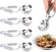 Kookliedjes Clips de cuisine - Serveurs d'aliments - Protection pour lave-linge - 16 cm - Argenté