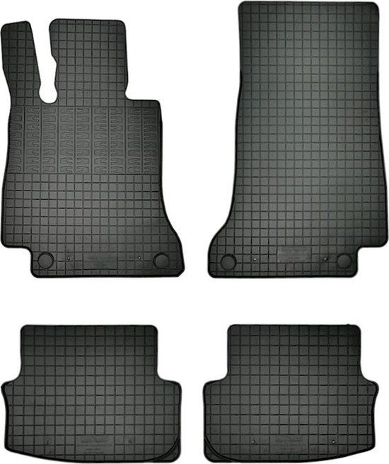 Rubber matten passend voor Alfa Romeo 145 - Rubber - Clips