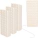 Gerimport Humidificateur - 4x pièces - évaporateur d'eau - radiateur - blanc - grès - L8 x H20 cm