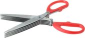 Excellent Houseware Kruidenschaar met rood handvat 15 cm