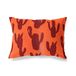 BonaMaison Oranje-Bordeaux Decoratieve Kussensloop, Kussenhoezen Bank, Decoratieve Kussenhoesjes, Kussensloop; Sofa, Slaapkamer, Kantoor, Auto 35x50 Cm - Ontworpen en vervaardigd in Turkije
