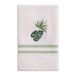 Avanti Linens Viva Palm Collection, geborduurde vingertop handdoek, wit