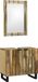 Maison Exclusive - Armoire de salle de bain avec étagères, 2 pièces, marron, bois composite