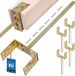 KOTARBAU® 4 Stuks U Paalhouder in Beton Storten