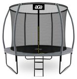 Aga SPORT EXCLUSIVE trampoline, 305 cm, gris, inclusief veiligheidsnet en ladder