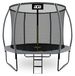 Aga SPORT EXCLUSIVE trampoline, 305 cm, gris, inclusief veiligheidsnet en ladder