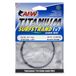 Amerikaanse American Fishing Titanium Surfstrand Bare 1 x 7 Leader Wire