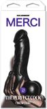 Doc Johnson The Perfect Cock - gode réaliste (noir) - 19 cm