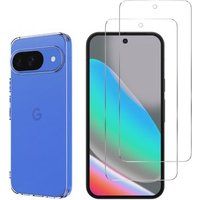 Phonillico® Hoes voor Google Pixel 10 / Pixel 10 Pro met 2 Gehard Glas Schermbeschermers