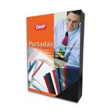 Verpakking met 50 deksels, nr. 8, formaat A4, 1.000 g/m², zwart