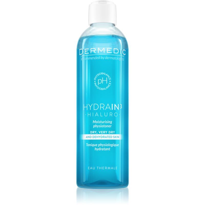 Dermedic Hydrain3 Hyaluro Moisturising Physiotoner (Suchá + Velmi Suchá Pleť) - Hydratační Tonikum