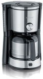 Severin KA 4845 Filter Coffee Machine - 1L - Thermos Jug - Black/Stainless Steel
