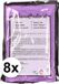 Marque non spécifiée Sachet de poudre de couleur Holi - 8x - violet - 100 grammes