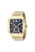 TechnoMarine Montre pour homme Aqua Quadrant TM-226026 - Mouvement à quartz - Acier inoxydable avec cadran bleu - 41 mm