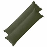 vidaXL - Kussensloop - 2 stuks - HOUTEN - Groen - 40 x 145 cm - corduroy