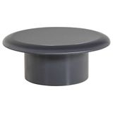 WOOOD Alvo Salontafel - MDF Hoogglans - Donkergrijs - 32x80x80