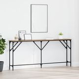 vidaXL Wandtafel artisanaal eikenkleurig 180 x 23 x 75 cm