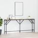 vidaXL Wandtafel artisanaal eikenkleurig 180 x 23 x 75 cm