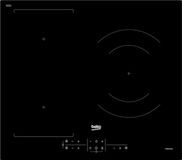 Beko Inductiekookplaat HII63201FMT 60 cm Zwart