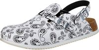 BIRKENSTOCK Kay Birko-Flor Dog Blue Superloopzool, met omklapbare hielriem, smalle breedte