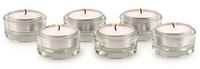 Pajoma Theelichthouder Mona, set van 6, rond, glas, transparant
