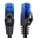 KabelDirekt Ethernet Kabel 10Gbit/s – 0,8m, zwart
