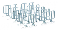 SIKU 2464 Hekken - 10 Stuks | Zilver