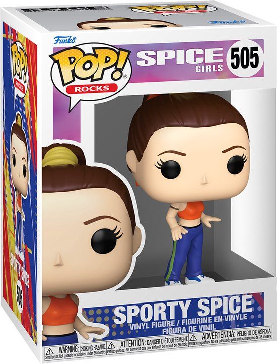 Funko Pop! Spice Girls Sporty Spice - Pop Rocks! Vinyl Figur 505