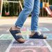 Birkenstock Arizona navy Birko-Flor Nubuck