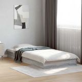 vidaXL Vloerbedframe Grijs Sonoma 80 x 200 cm Bewerkt hout