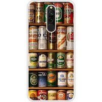 Redmi Bedrukt siliconen hoesje compatibel met Redmi Note 8 Canettes