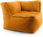 Lumaland Modulair Hoekdeel Rechts – Cord Zitzak met Zachte Structuur, Ideaal voor Bankmodules & Poefs, Met Vulling – 81×81×70 cm