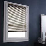 Madecostore Aluminium jaloezie, 25 mm, zonder boren, koord, 42 x 150 cm (l x h)